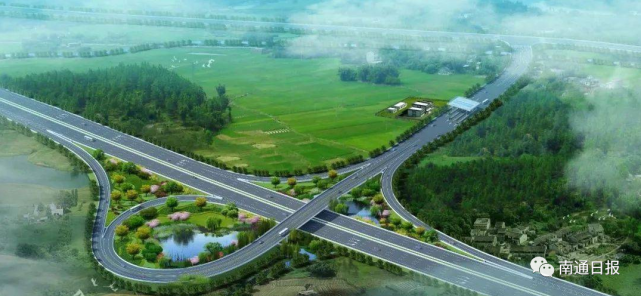 如东县高速公路规划图片