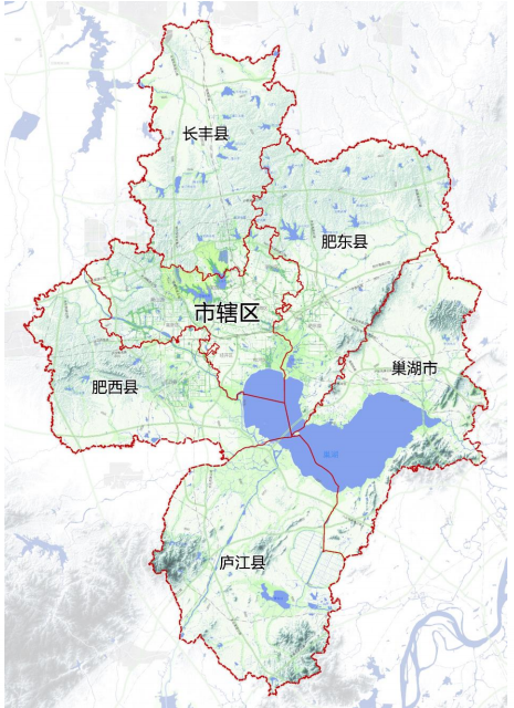 收藏合肥最新至2035年城市规划图公布一核四心九副十八片区建1300万