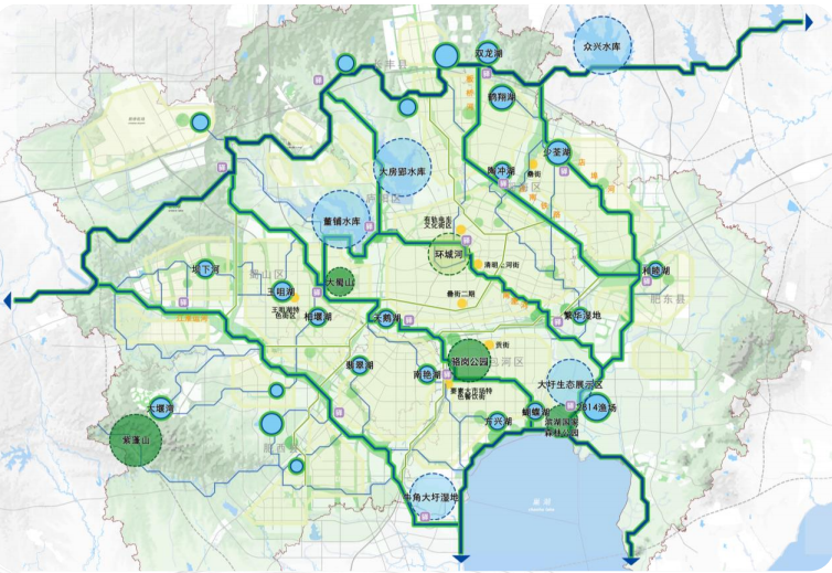 合肥最新至2035年城市规划图公布,一核四心九副十八片区,建1300万人口