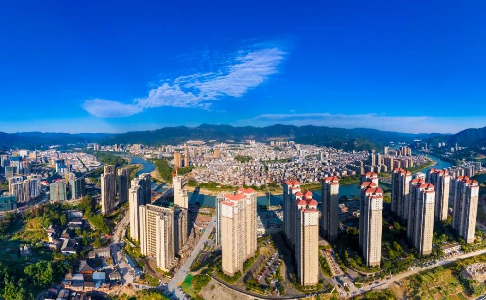 溪北洋新区和赛江片区的辐射连接,同城发展,"西拓南展"的福安城市发展