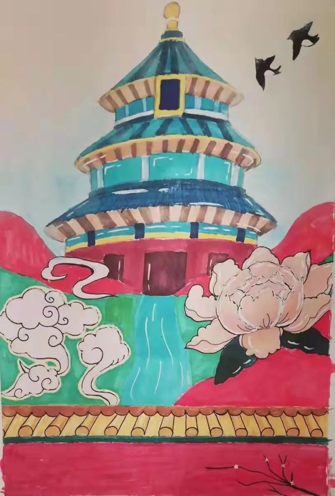 小画师用画作助力北京中轴线申遗,快来打call!_腾讯新闻