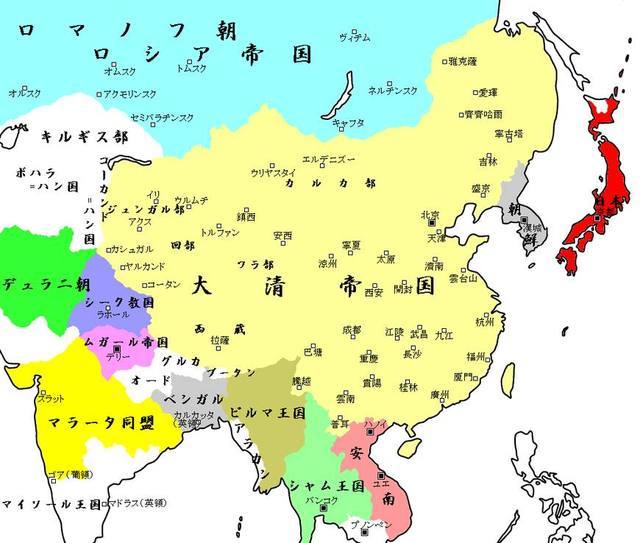 日本繪製的清朝地圖為何沒有庫頁島