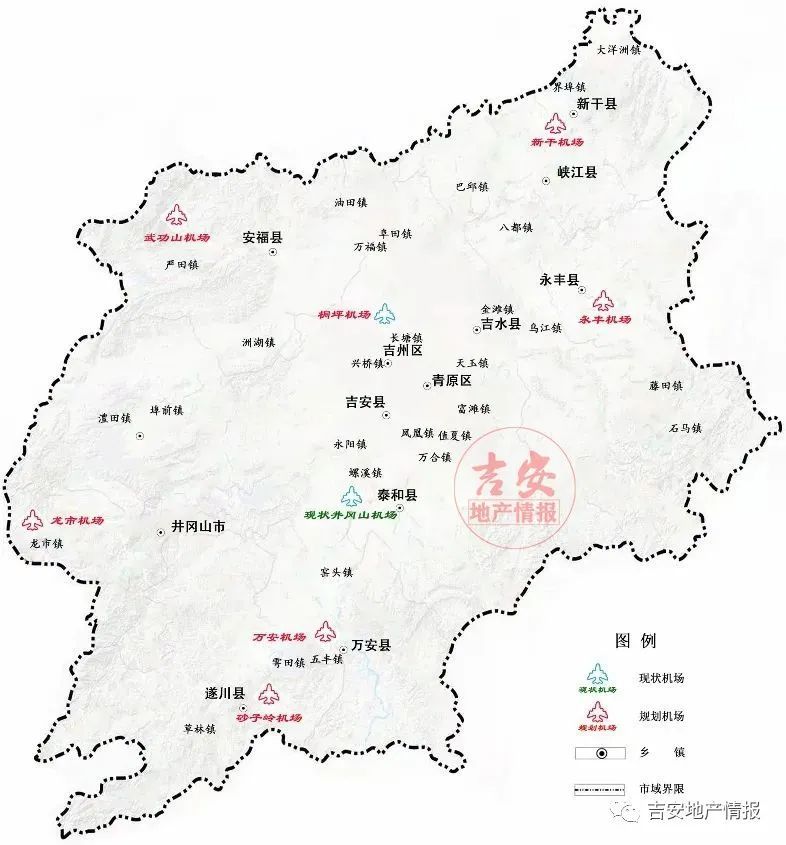 吉安將新建鐵路,高速公路,或將途徑遂川縣,吉安縣,吉州區……_騰訊