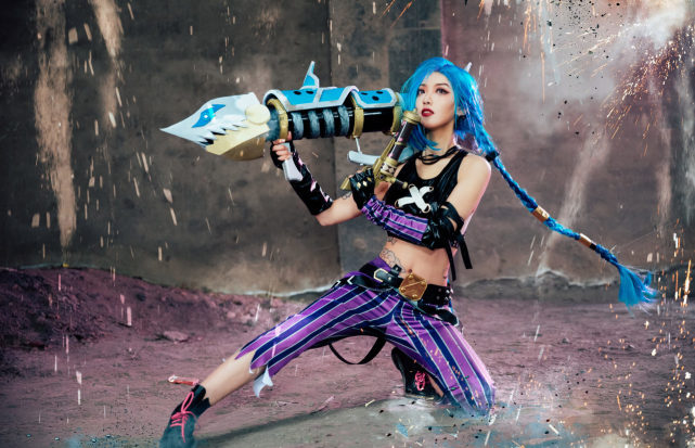 英雄联盟金克丝cosplay
