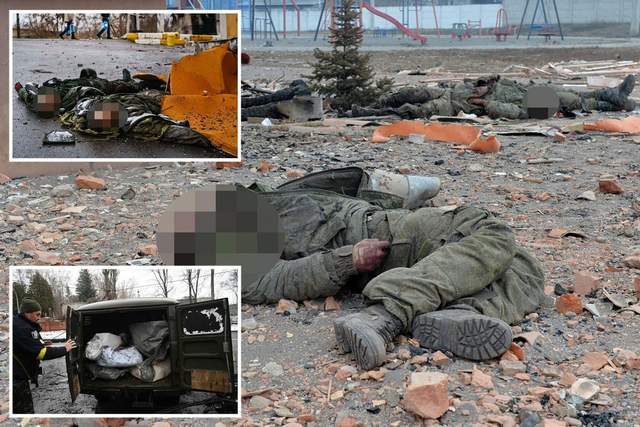 俄乌死亡士兵照片图片