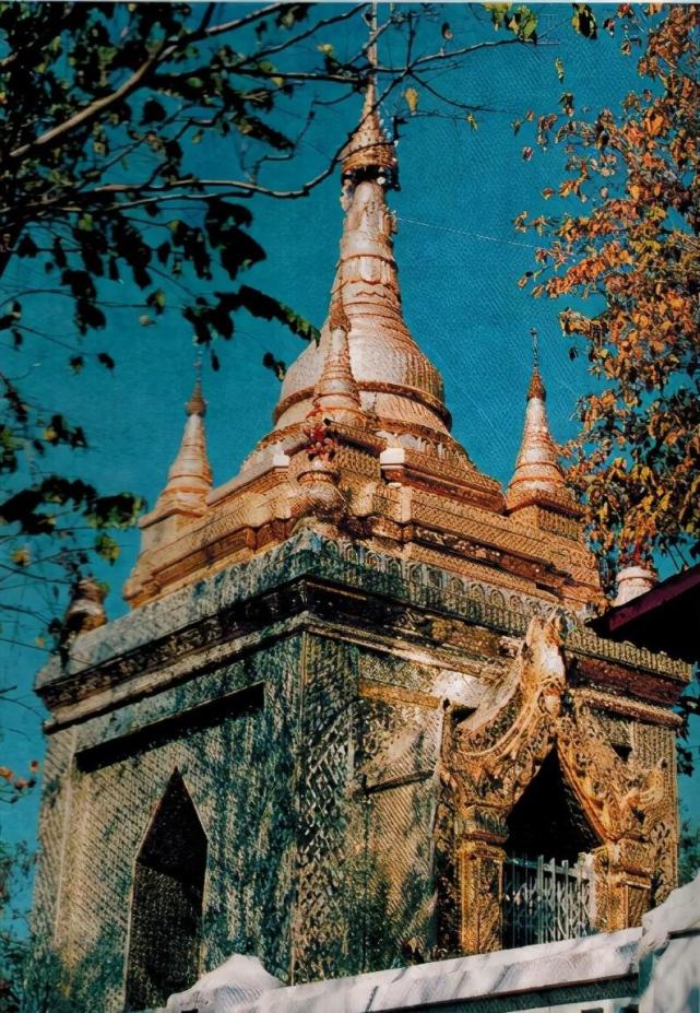 老照片缅甸古城曼德勒一座年轻的古都