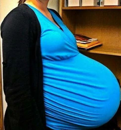 大肚怀孕多胞胎图片