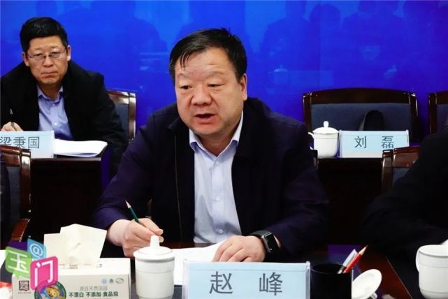 3月21日,酒泉市政府副市长赵峰在玉门市调研一季度经济运行情况,并