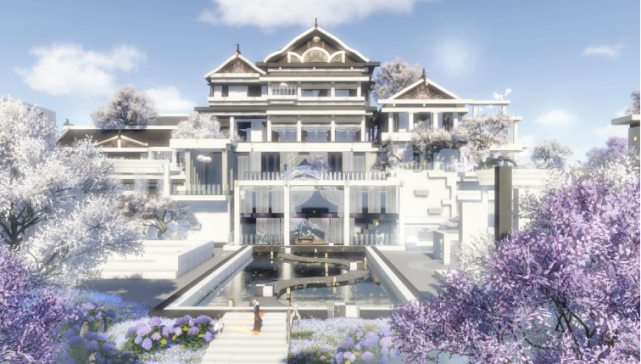 逆水寒百亿大佬豪宅长啥样?5层别墅还有后花园,总设计费共2000