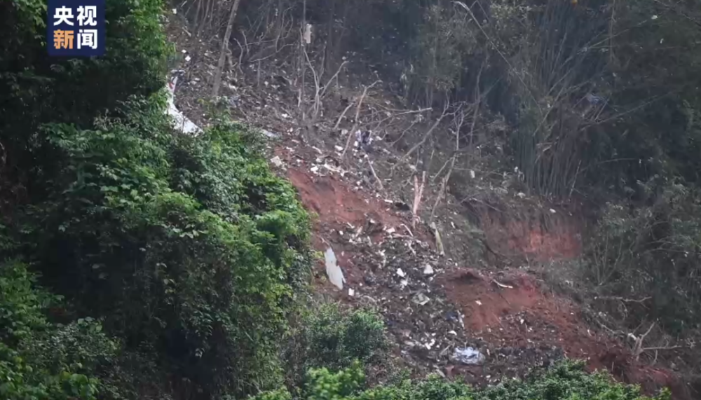 客机坠毁地三面环山图片