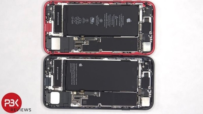 新iphone Se被拆解 内部设计与上一代相似 细节零件略有不同 天天看点