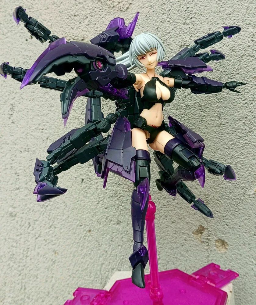 胶娘御模道蝎子机娘与素体配件