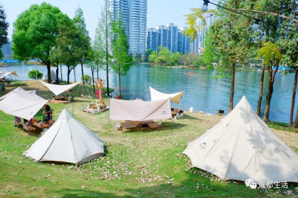 上个月我跟@蕊蕊去露营,发现今年成都的露营简直更内卷了.