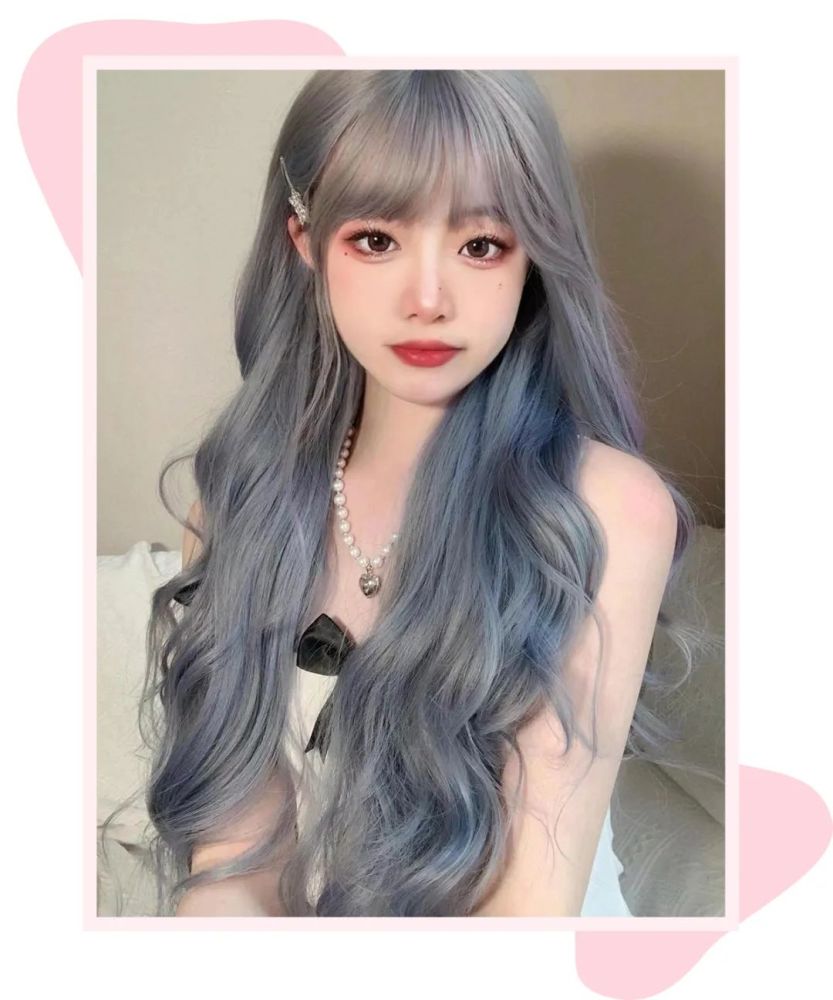 而且这种亮色系的头发真的很少女,像是这种金色和橘色渐变的,这谁看了