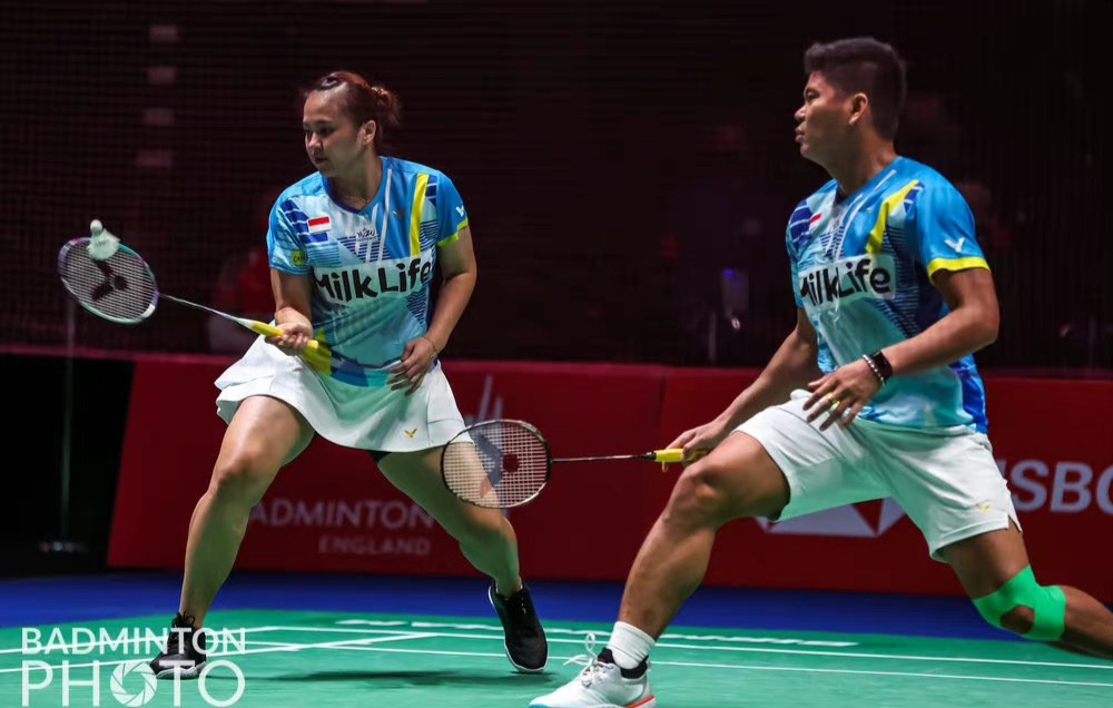 2022年羽毛球瑞士公开赛混双2号种子印尼自由人组合乔丹/梅拉蒂遭遇一