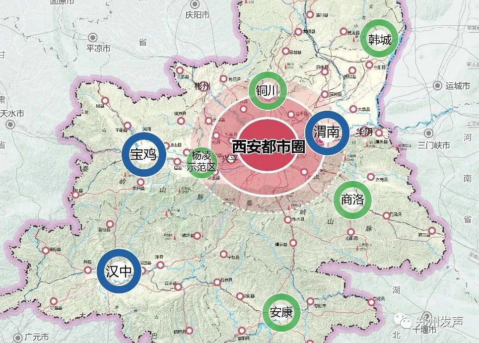 都市圈規劃示意西安都市圈規劃範圍主要包括西安市全域(含西鹹新區)