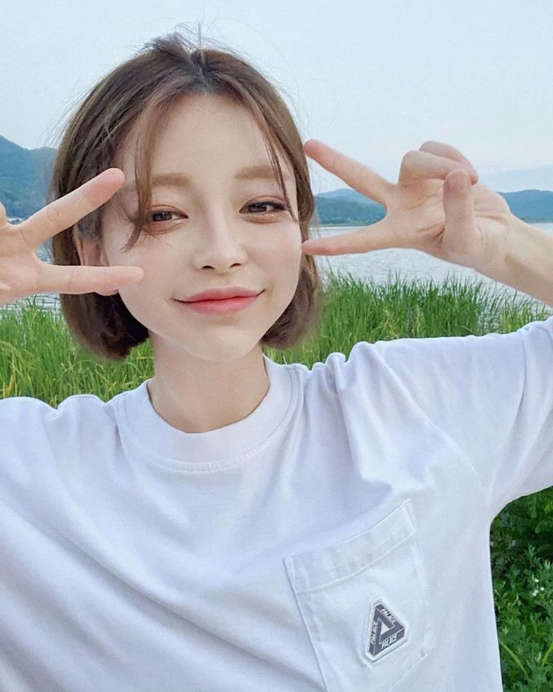 甜美可爱的波波头女孩_腾讯新闻