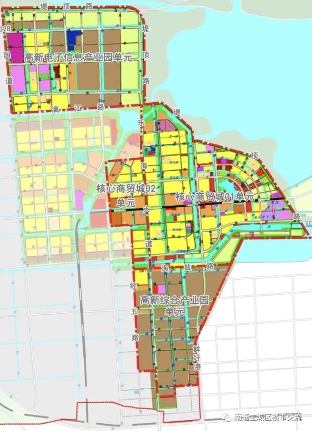 重磅南通城市副中心控制性详细规划公示涉及