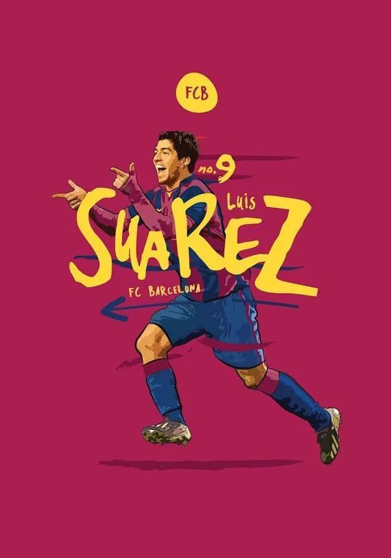 苏亚雷斯卡通漫画,世上唯一武装到牙齿的前锋_腾讯新闻