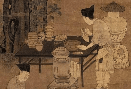 唐宋煮茶时还会加入很多东西做成粥,以"吃茶"为主