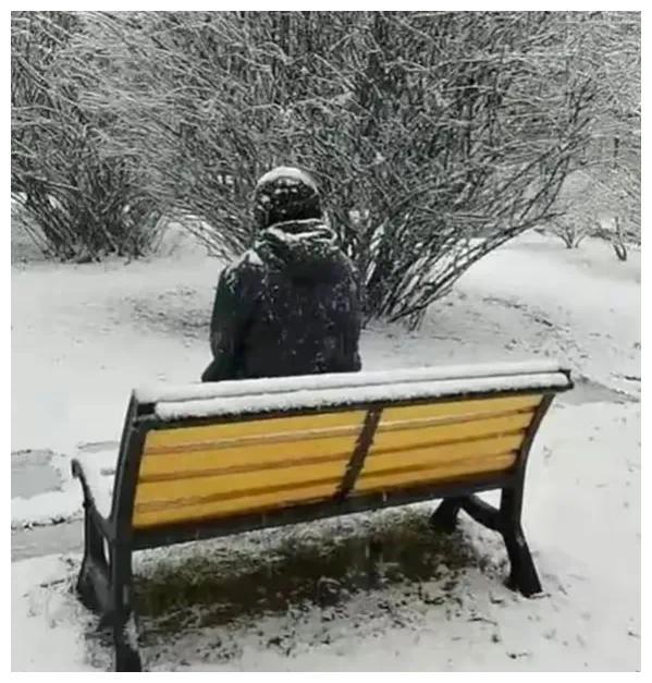 卖酒风波后,潘长江雪中神情憔悴,一人独行背影落寞