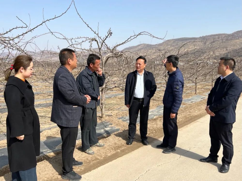 3月23日,静宁县人大常委会主任王永平深入界石铺镇督导春季农业农村