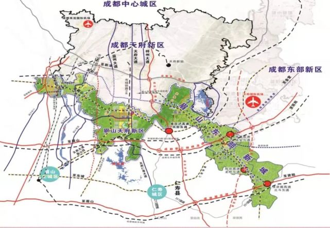 2022年仁寿县行政区划图来啦,记得收藏!