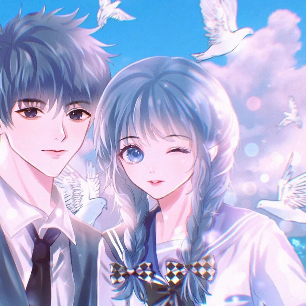 情侣头像|好看不易撞的情侣头像|宝藏级别的情侣头像_腾讯新闻