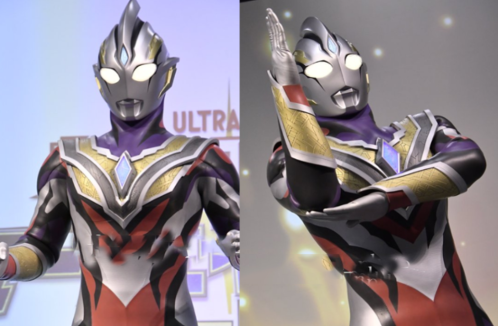 奥特曼真之特利迦写真公开光暗融合造型排面拉满特利迦全形态最帅