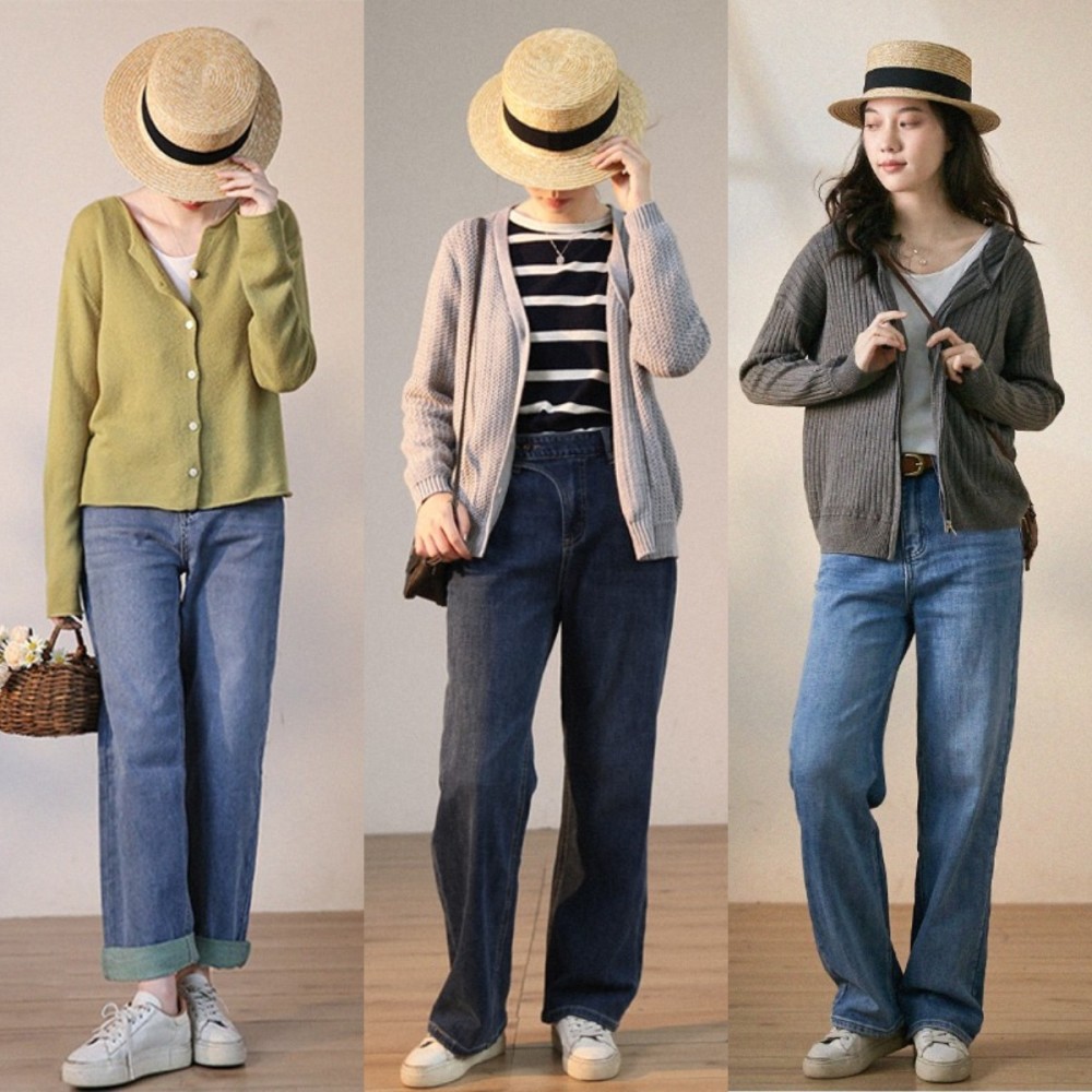 针织开衫怎么穿更好看?3个选款思路 5组搭配示范,教你变时髦_腾讯新闻