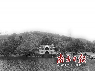 涵碧楼位于潮州西湖畔,见证了"潮州七日红"的历史.