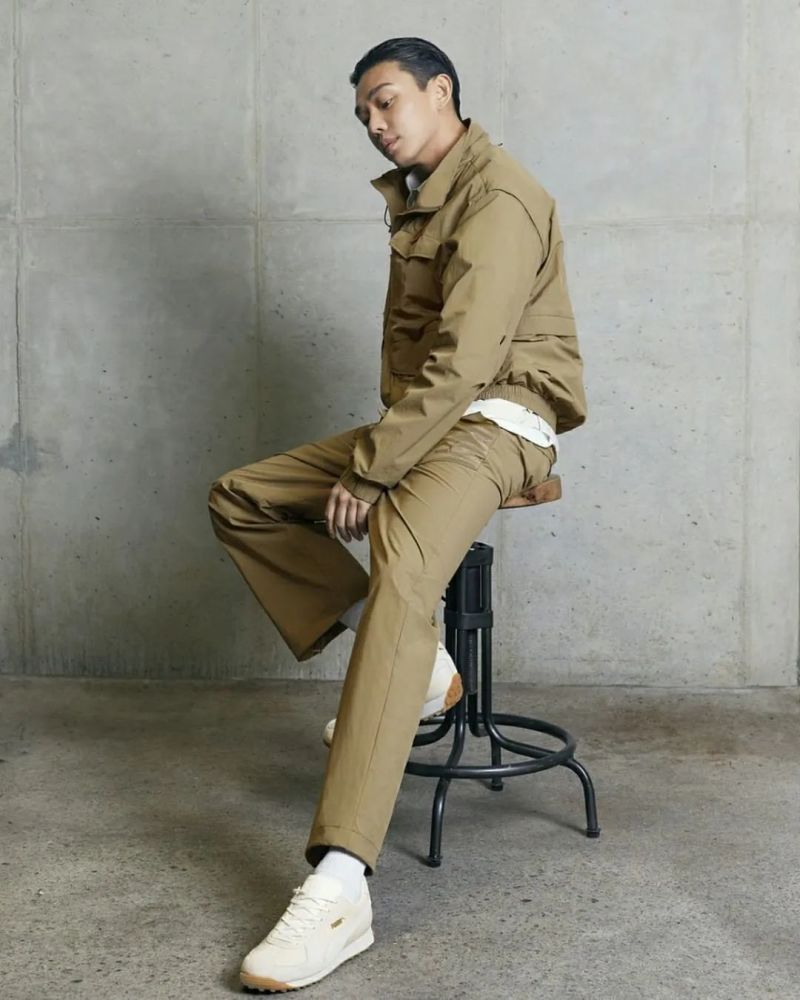 组图影帝刘亚仁allure杂志封面大片绿色主题春意盎然