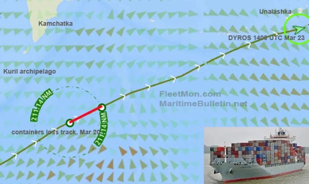 马士基集装箱船丢失集装箱，挂靠青岛、上海、盐田！