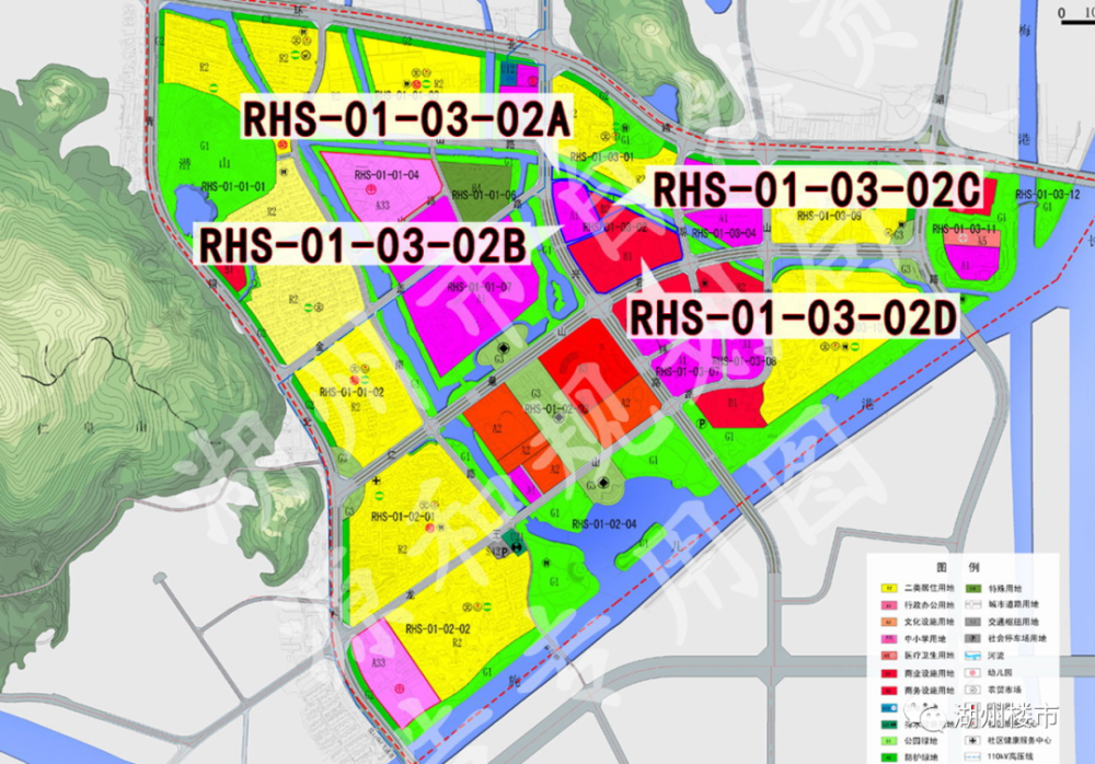湖州仁皇山新区规划图图片