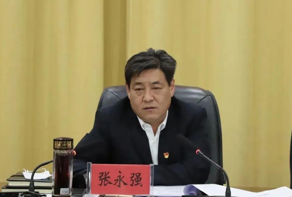 县委书记张永强出席会议并讲话.县委副书记李芊主持会议.