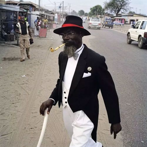 但是对于刚果人来说,这般景象已经见怪不怪了,这种在当地被称为"萨普"