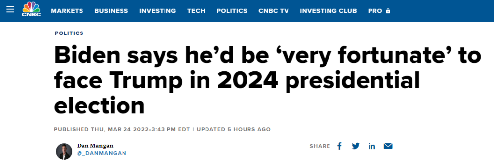 美媒：拜登“高傲”宣称2024年若再战特朗普会“非常幸运”开言英语一年多少钱