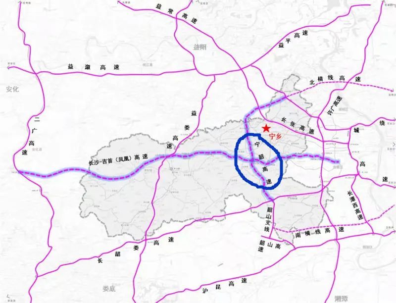 宁韶高速公路规划图图片