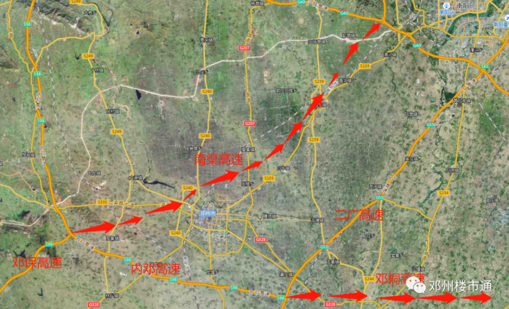 南阳至渠首高速地图图片