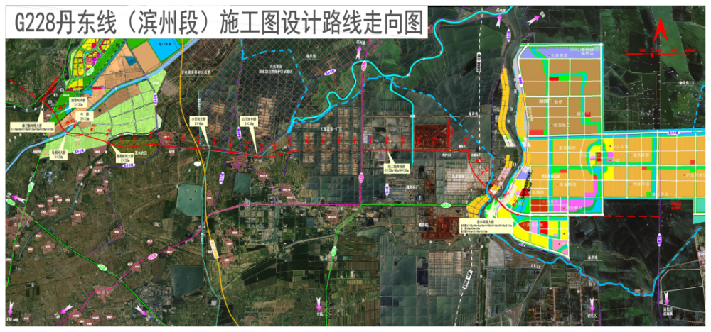 滨州228国道规划图图片