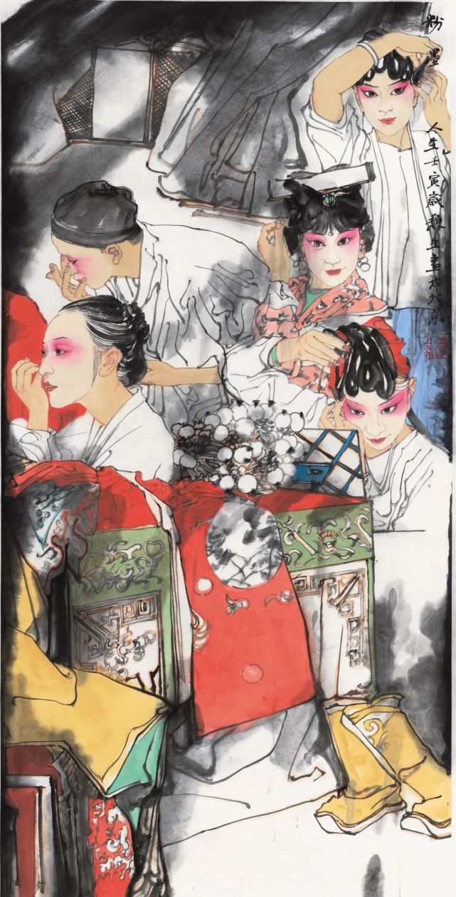 一步跨千年:著名国画家王颖生推出凉山彝族组画_腾讯新闻