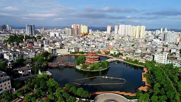 云南罗平市容市貌大变样城市管理大提升