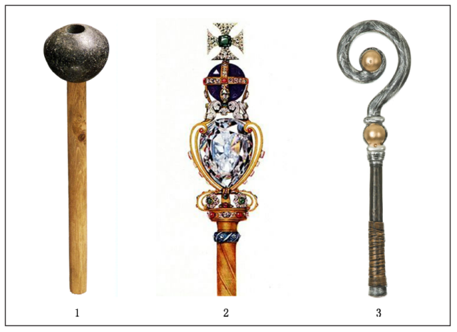 权杖头公元前9500-8500年近东地区(黎凡特)出土的铜石并用时代的各类