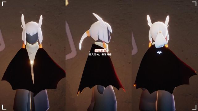 光遇:你眼里只有白鸟?龙骨搭配四个面具,简直帅爆了