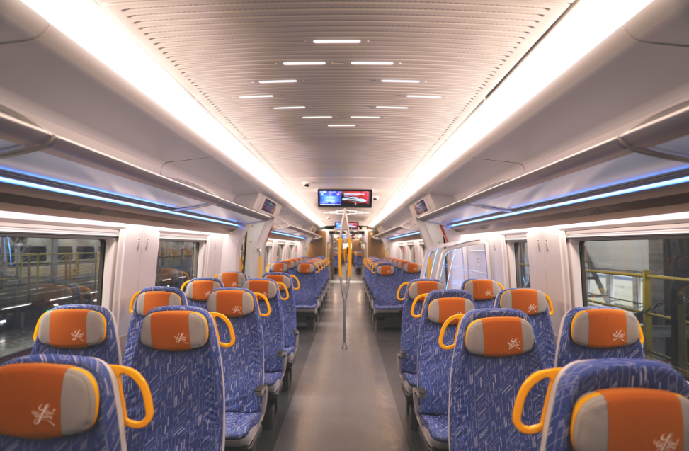 市域环城快铁动车组(crh3a-a)亮相贵阳_腾讯新闻