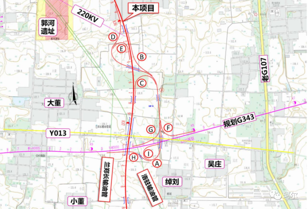 清潩河互通式立交位於長葛市增福鎮喬黃村東,該互通擬與清潩河服務區