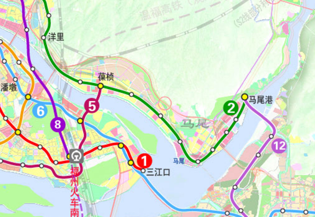 期待地铁2号线东延线及地铁6号线东调段早日开工让马尾,长乐市民出行