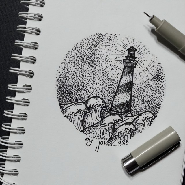 用中性笔素描的图画(35张)