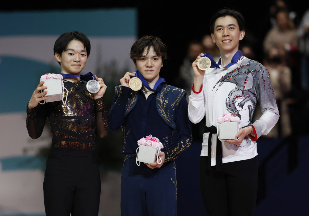 體育9花樣滑冰世錦賽日本選手宇野昌磨男單奪冠