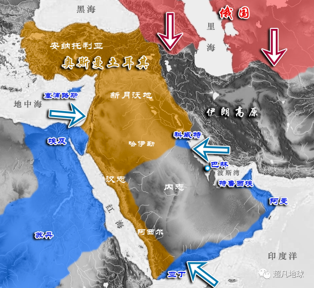 此時奧斯曼帝國的勢力範圍除了其發源地安納托利亞高原外,還包括了